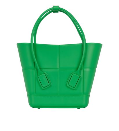 Mini Arco Tote, £590, Handbags, Green, Rubber, Front view
